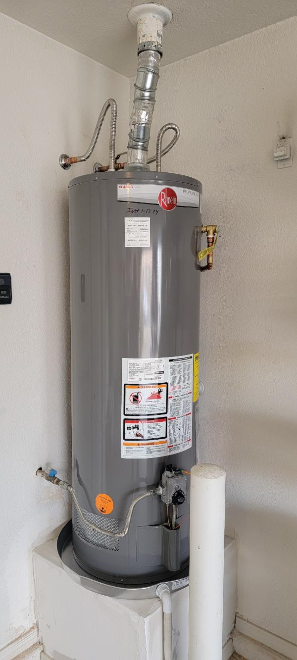 Gas Rheem Water Heater In Gilbert, AZ