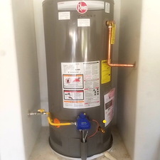 Rheem water heater installation chandler