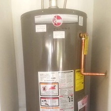 Rheem water heater installation chandler