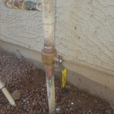 Water main valve replacement gilbert